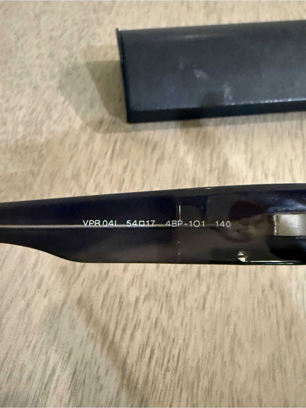 Prada Black Rectangular Eyeglass Frames with Original Case - Picture 6 of 8